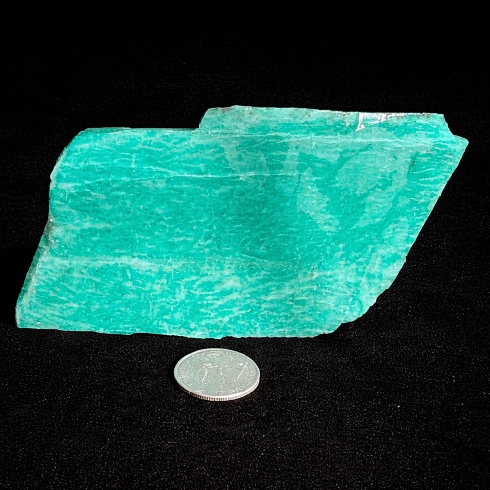 Amazonite 5.3 oz 8.4 mm thick Slab